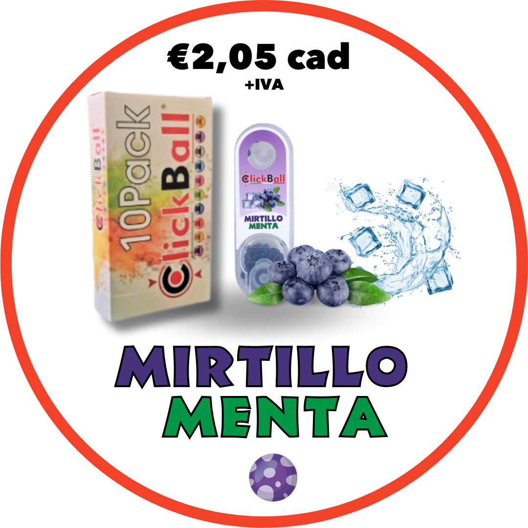 Stecca Blister Mirtillo Menta da 10 pz.