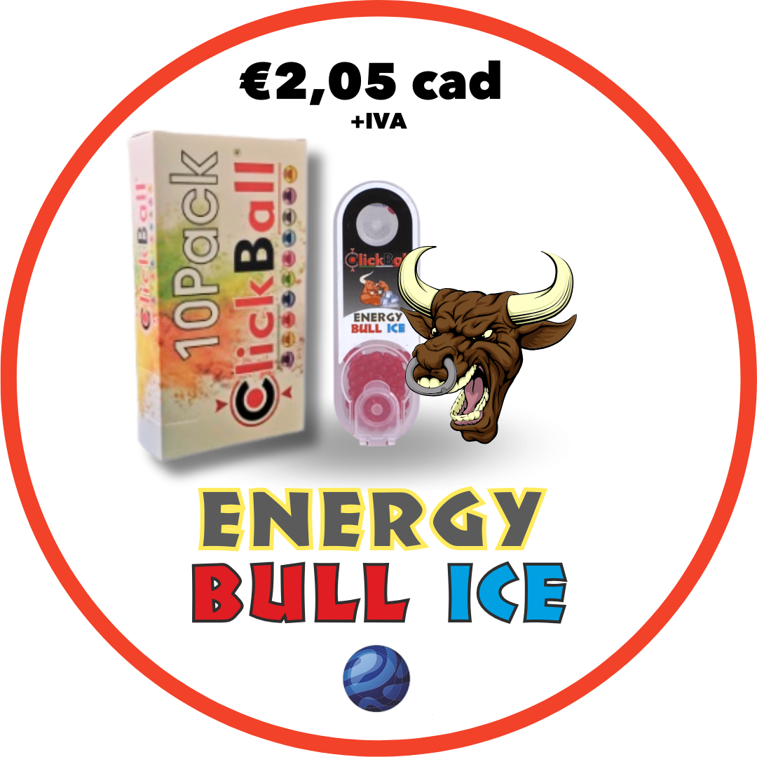 Stecca Blister Energy Bull Ice da 10 pz.