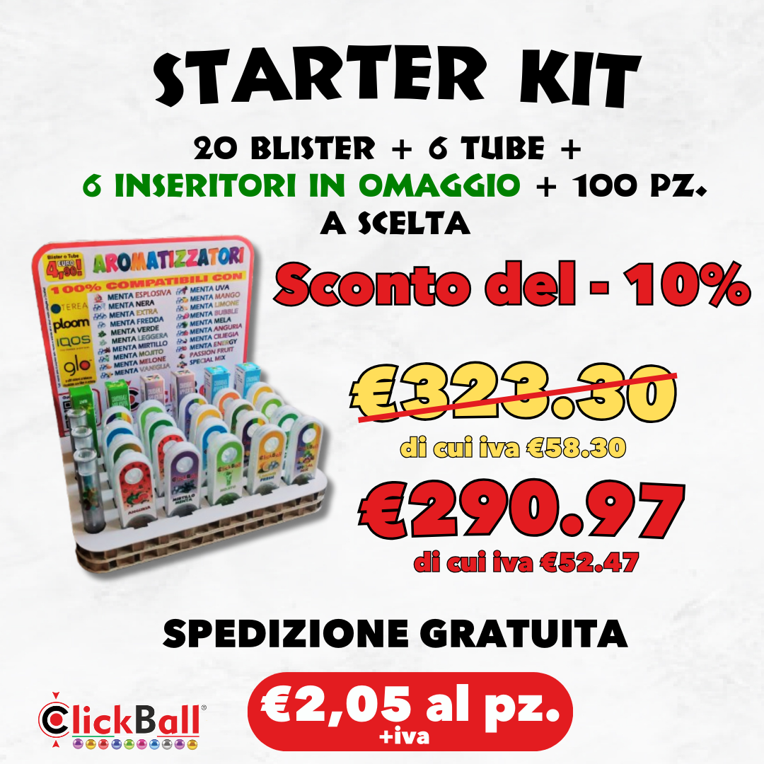 Starter KIT + 100 pz. a scelta