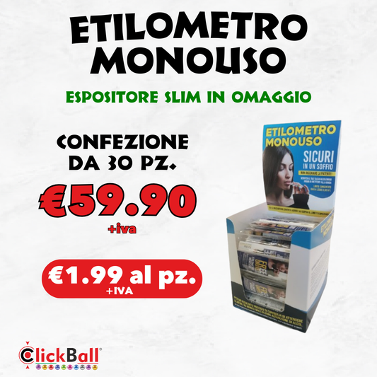 Etilometro Monouso 30 pz.
