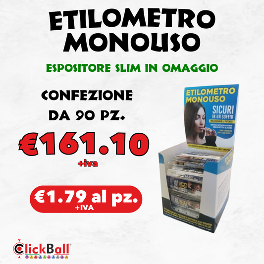 Etilometro Monouso 90 pz.
