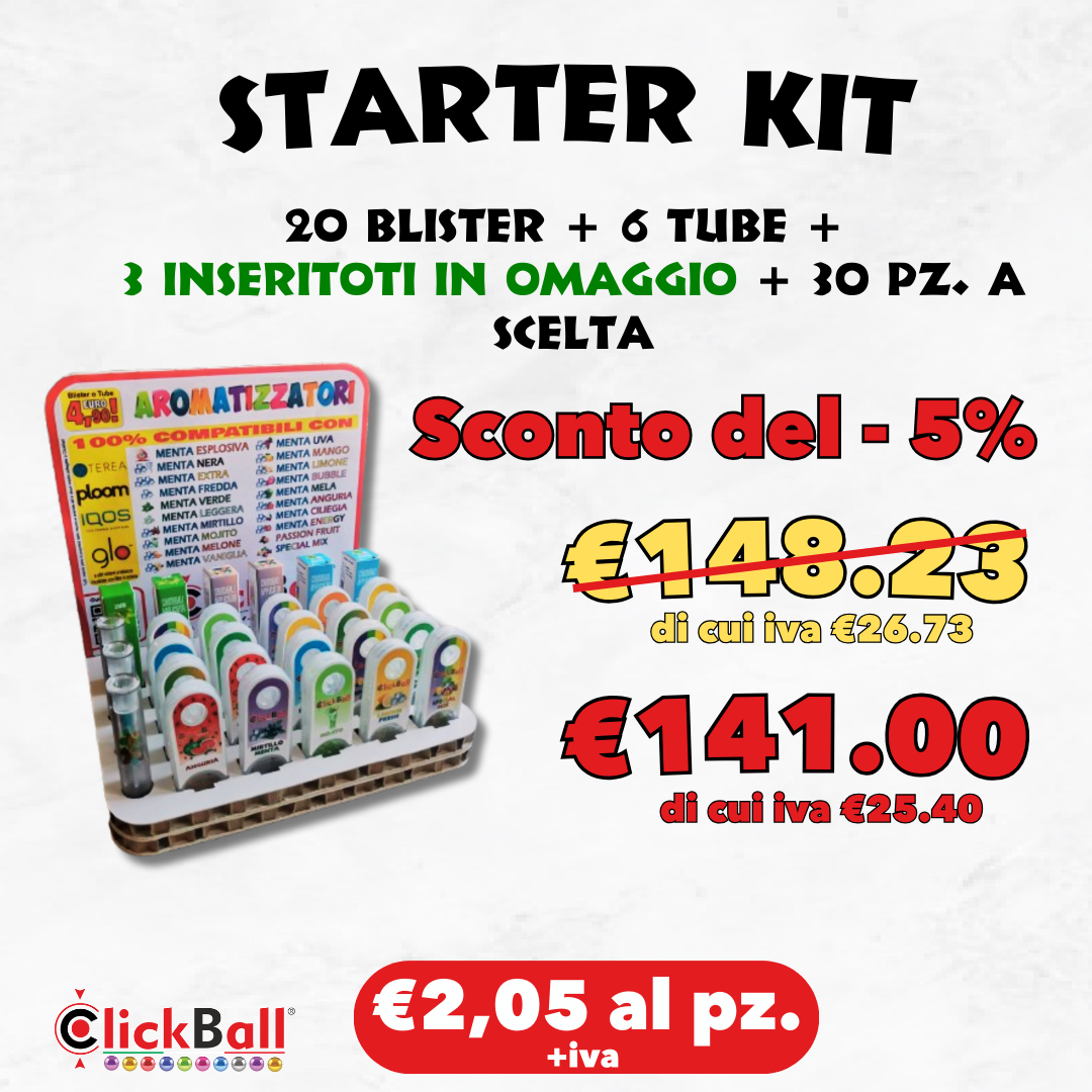 Starter KIT + 30 pz. a scelta