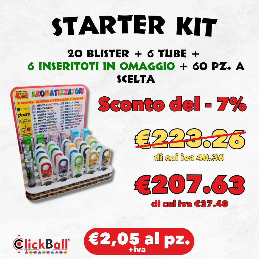 Starter KIT + 60 pz. a scelta